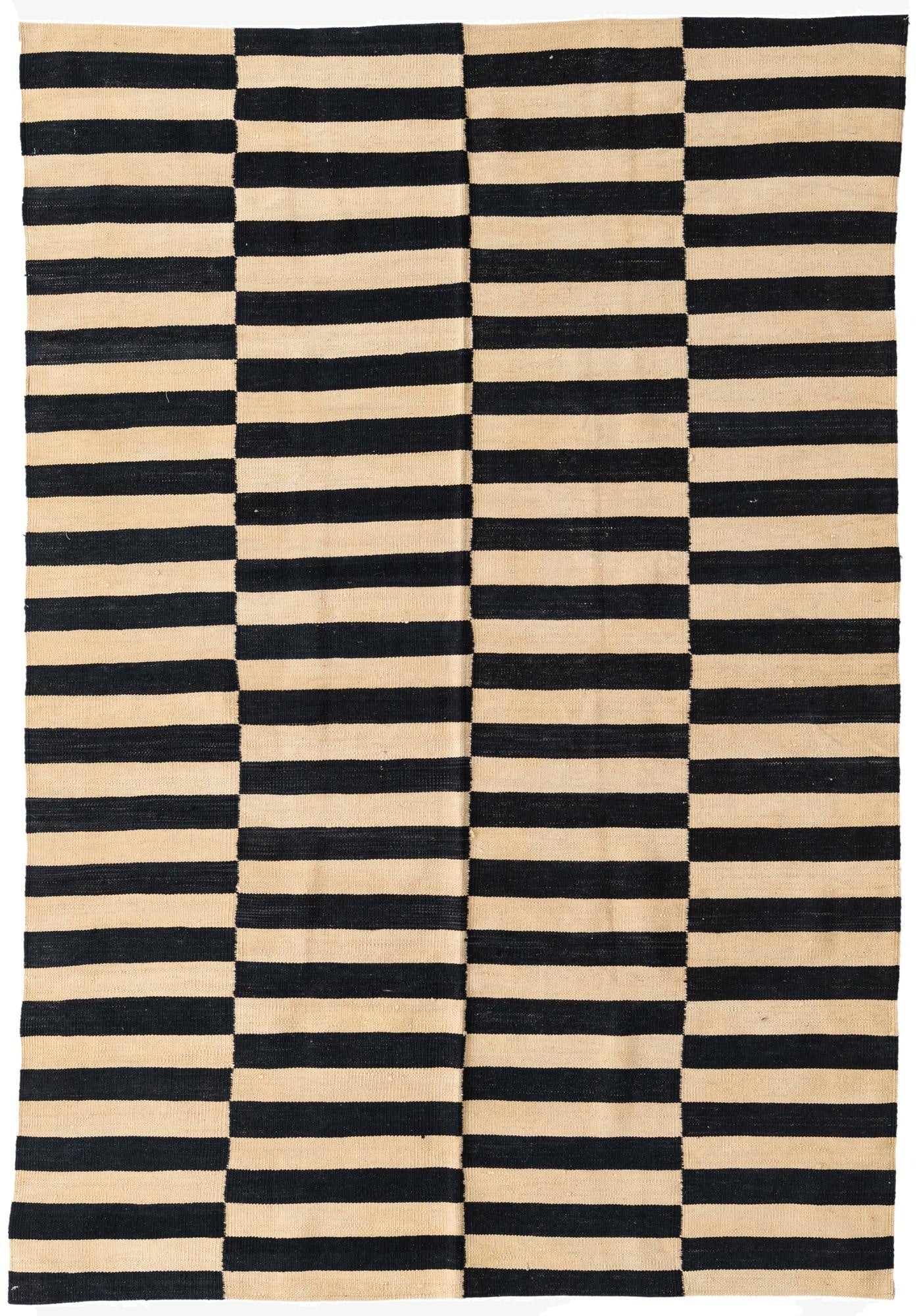 163cm x 235cm  Hand Woven Kilim Modern Wool Rug