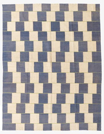 5' 10 x 7' 6 Hand Woven Kilim Modern Wool Rug