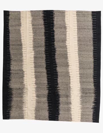 8' 5 x 9' 5 Hand Woven Kilim Modern Wool Rug