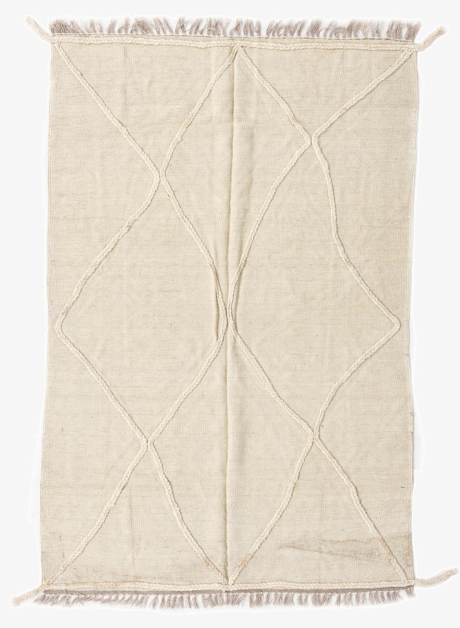 3' 10 x 6'  Hand Woven Kilim Modern Wool Rug