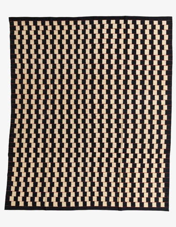 8' 1 x 9' 8 Hand Woven Kilim Modern Wool Rug
