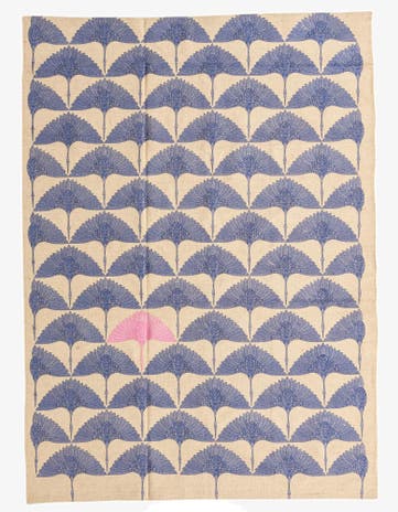 5' 7 x 7' 9 Hand Woven Kilim Modern Wool Rug