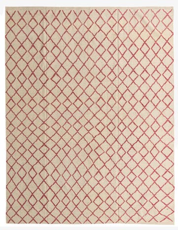 8' 10 x 11' 3 Hand Woven Kilim Modern Wool Rug