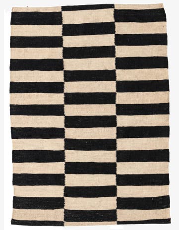 2' 9 x 3' 10 Hand Woven Kilim Modern Wool Rug
