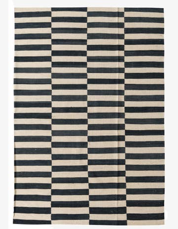 5' 4 x 7' 8 Hand Woven Kilim Modern Wool Rug