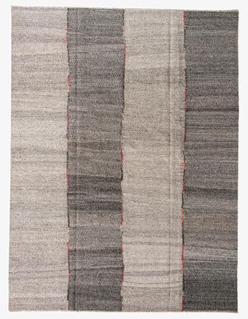 9' x 12' Hand Woven Kilim Modern Wool Rug