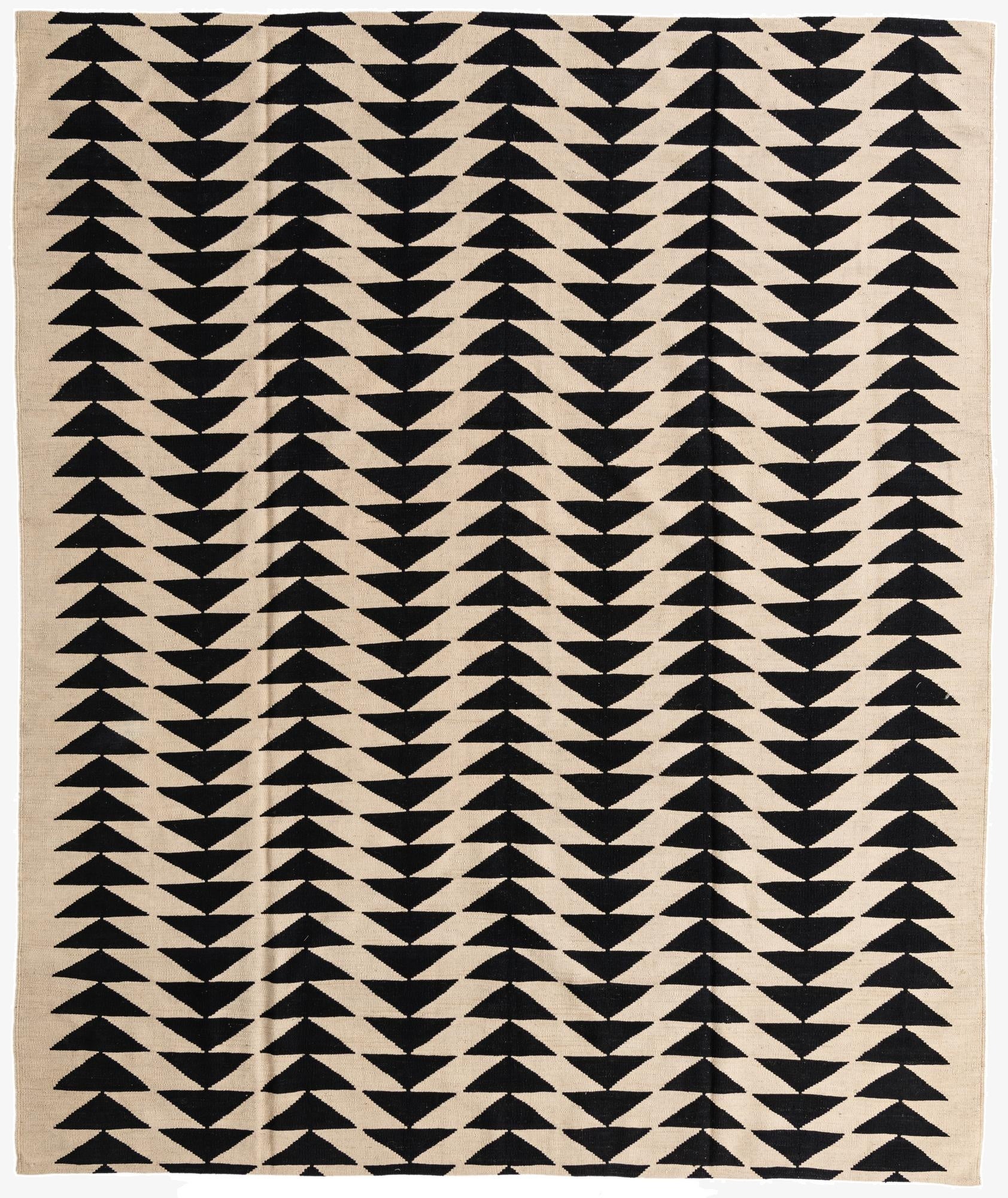 8' 2 x 9' 9  Hand Woven Kilim Modern Wool Rug