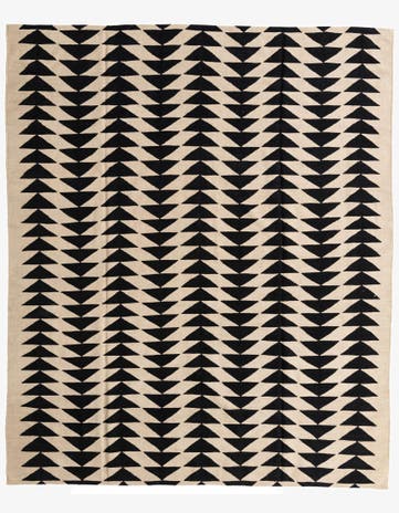 8' 2 x 9' 9 Hand Woven Kilim Modern Wool Rug