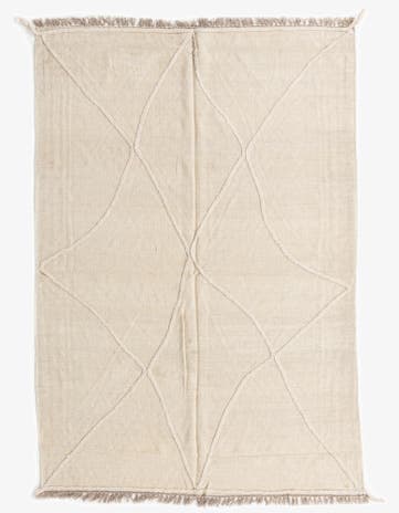 5' 4 x 7' 9 Hand Woven Kilim Modern Wool Rug