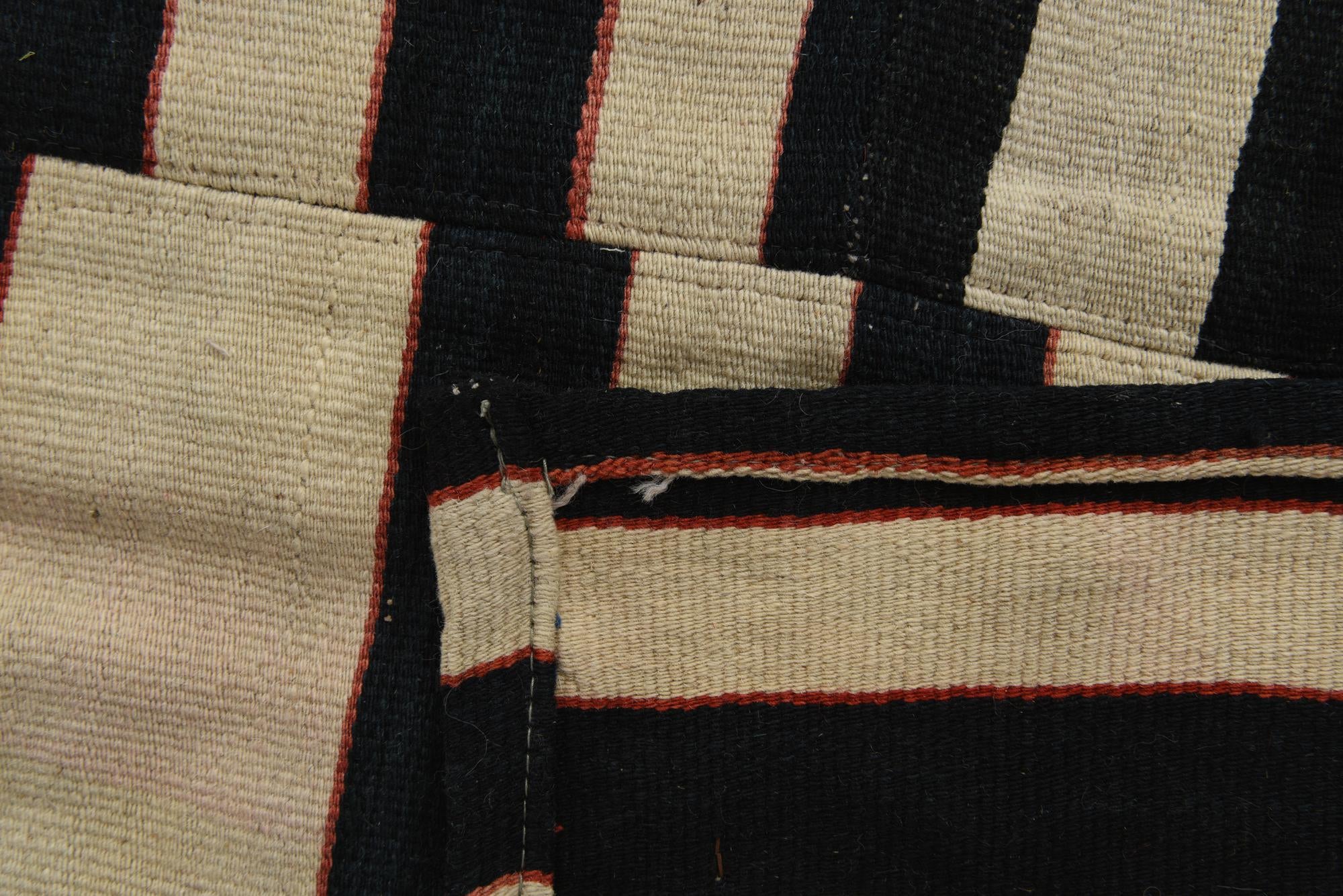 5' 5 x 8' Hand Woven Kilim Patchwork Wool Rug