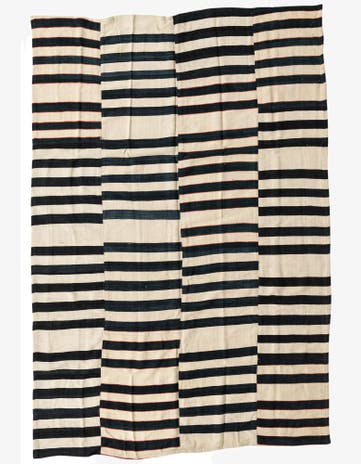 5' 5 x 8' Hand Woven Kilim Patchwork Wool Rug