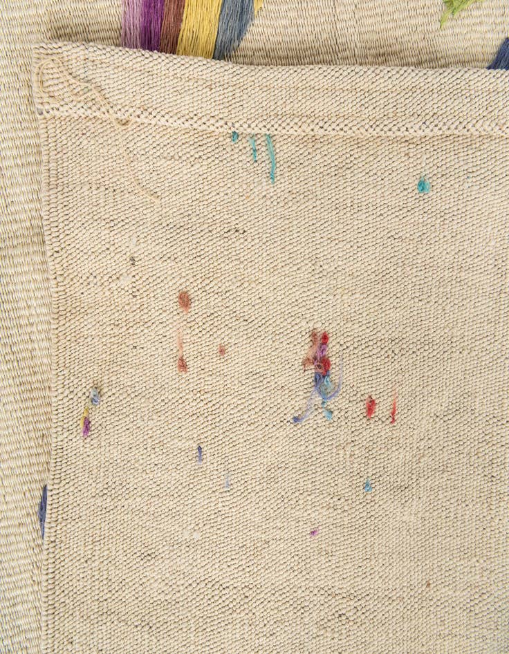 Detail image of 5' 5 x 7' 4  Hand Woven Kilim Suzani Wool Rug