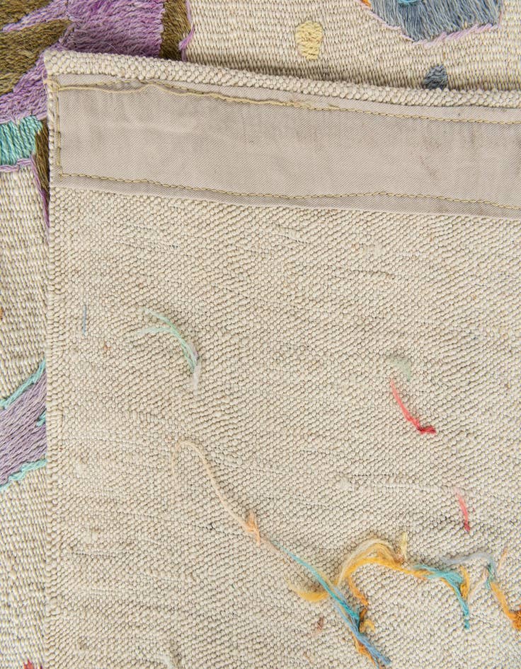 Detail image of 7' 1 x 9' 8  Hand Woven Kilim Suzani Wool Rug