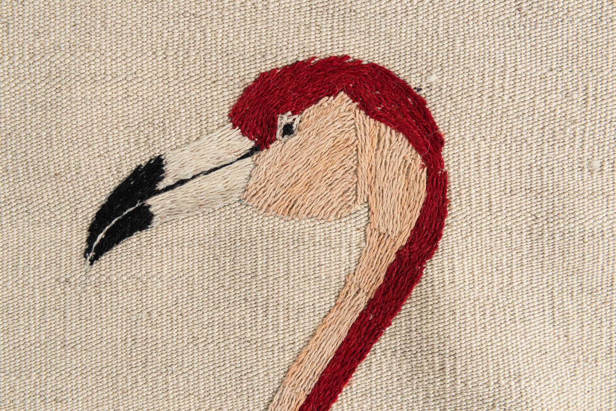 3' 3 x 4' 9 Hand Woven Kilim Suzani Wool Rug