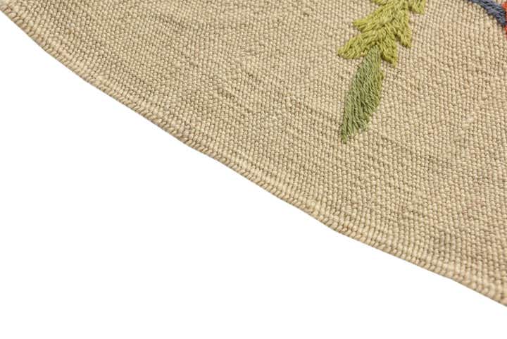 6' 5 x 9' Hand Woven Kilim Suzani Wool Rug