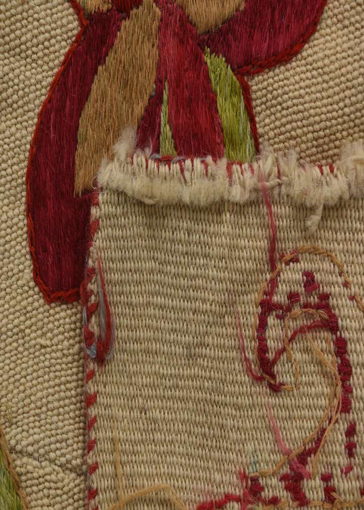 5' 9 x 7' 7 Hand Woven Kilim Suzani Wool Rug