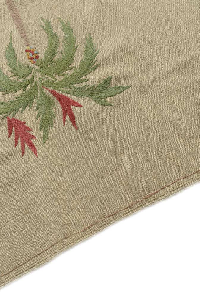 5' x 6' 6 Hand Woven Kilim Suzani Wool Rug