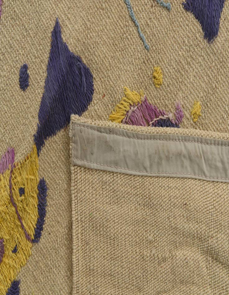 Detail image of 5' 6 x 7' 10  Hand Woven Kilim Suzani Wool Rug