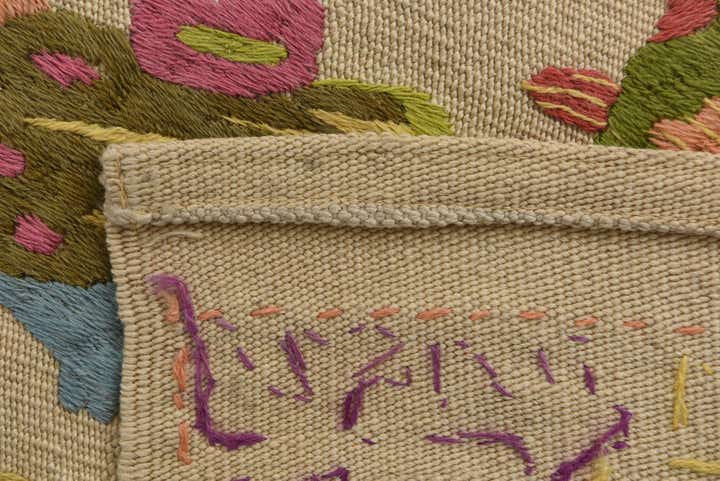 170cm x 230cm Handgewebt Kilim Suzani Wolle Teppich