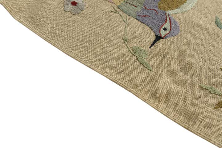200cm x 285cm Handgeweven Kilim Suzani Wol Vloerkleed