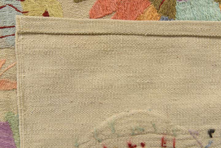 200cm x 285cm Handgeweven Kilim Suzani Wol Vloerkleed