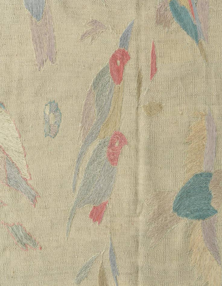 Detail image of 8' 4 x 9' 9  Hand Woven Kilim Suzani Wool Rug