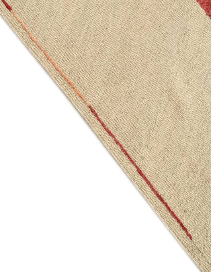 Detail image of 3' 2 x 4' 7  Hand Woven Kilim Suzani Wool Rug