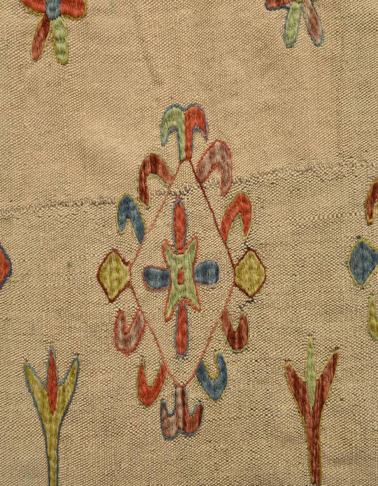 Detail image of 5' 10 x 7' 3  Hand Woven Kilim Suzani Wool Rug