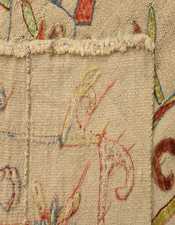 Detail image of 5' 10 x 7' 3  Hand Woven Kilim Suzani Wool Rug