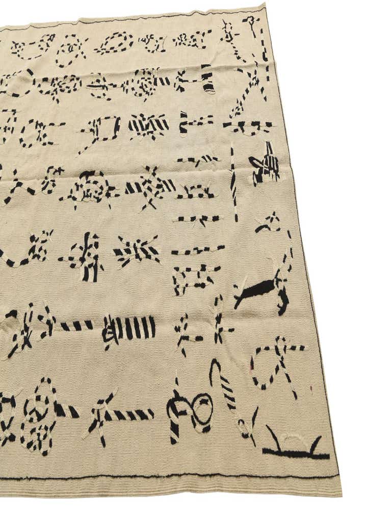 5' 10 x 7' 9 Hand Knotted Kilim Suzani Wool Rug