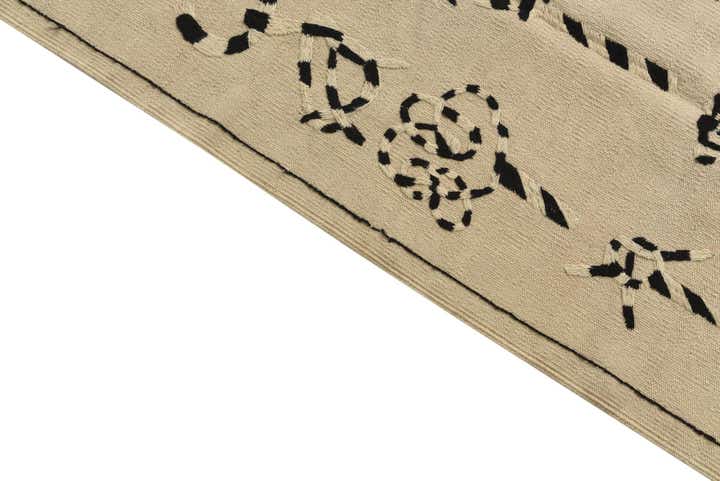 5' 10 x 7' 9 Hand Knotted Kilim Suzani Wool Rug