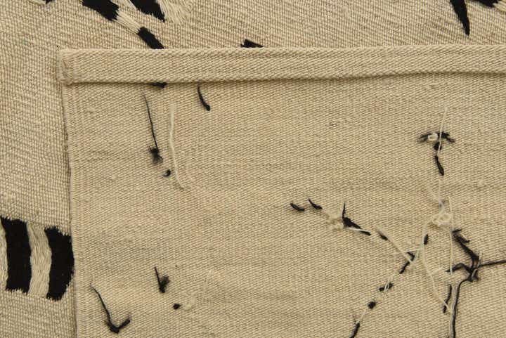 5' 10 x 7' 9 Hand Knotted Kilim Suzani Wool Rug