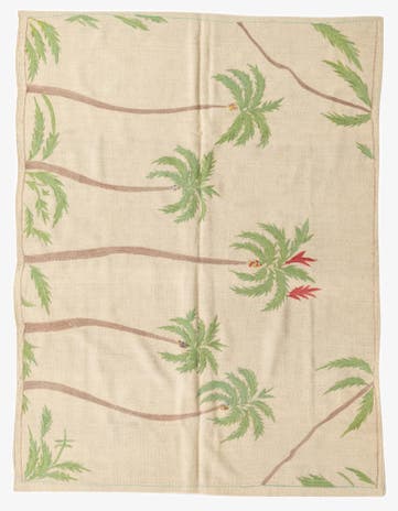 5' x 6' 6 Hand Woven Kilim Suzani Wool Rug