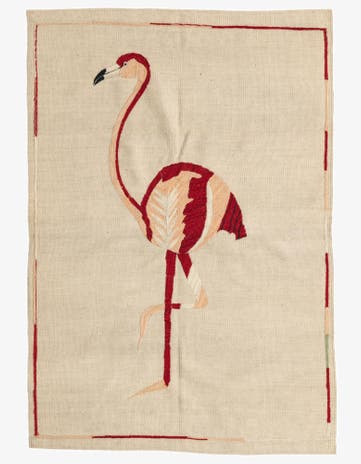 3' 3 x 4' 9 Hand Woven Kilim Suzani Wool Rug