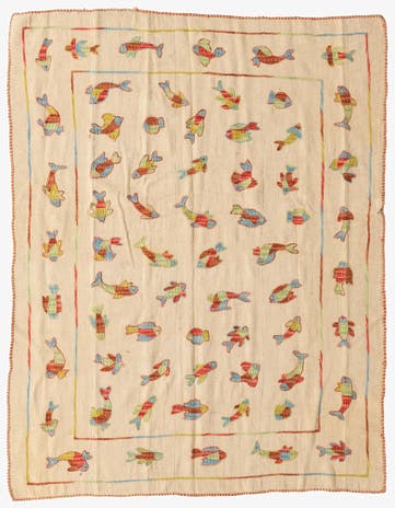 5' x 6' 3 Hand Woven Kilim Suzani Wool Rug