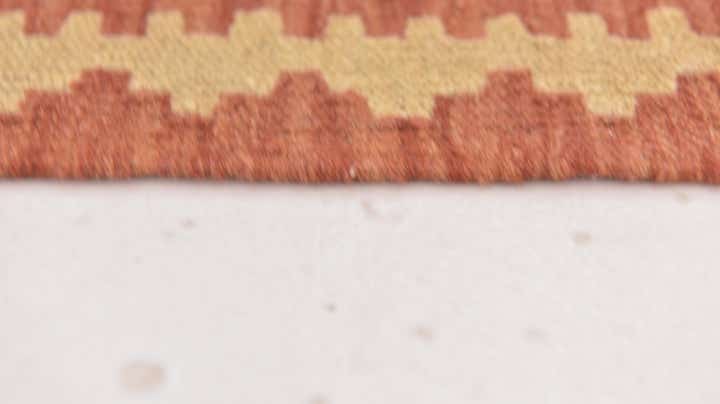 2' 9 x 4' 3 Hand Woven Kilim Waziri Wool Rug