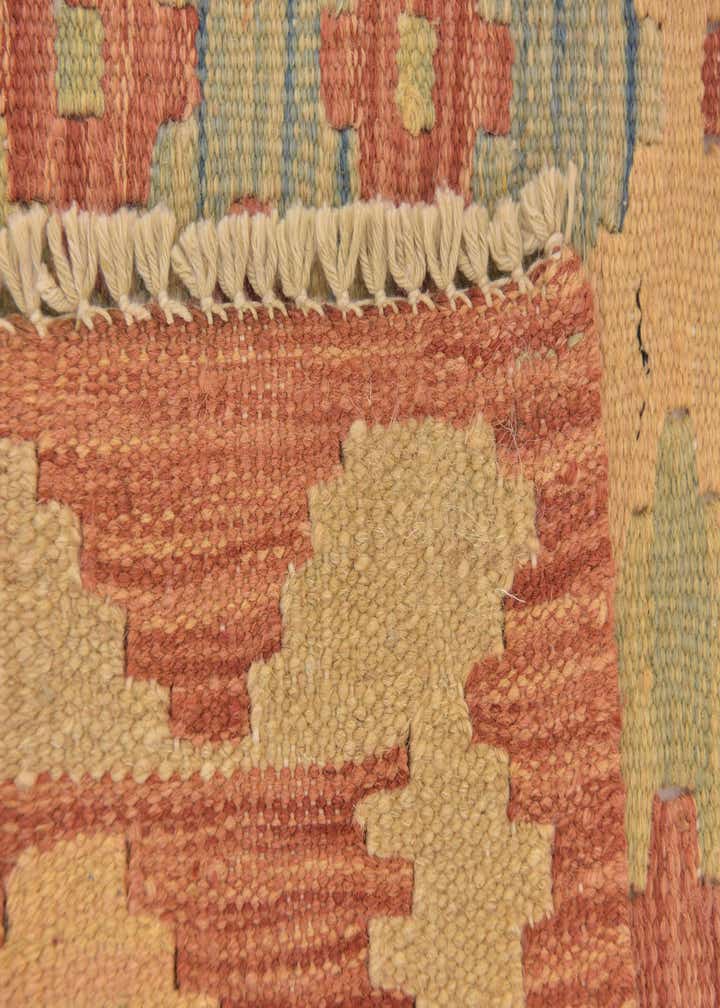 2' 9 x 4' 3 Hand Woven Kilim Waziri Wool Rug