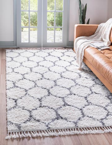 Ivory Lagom Shag Rug