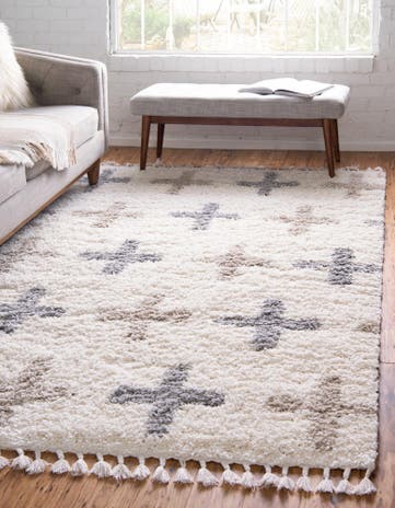 Ivory Lagom Shag Rug