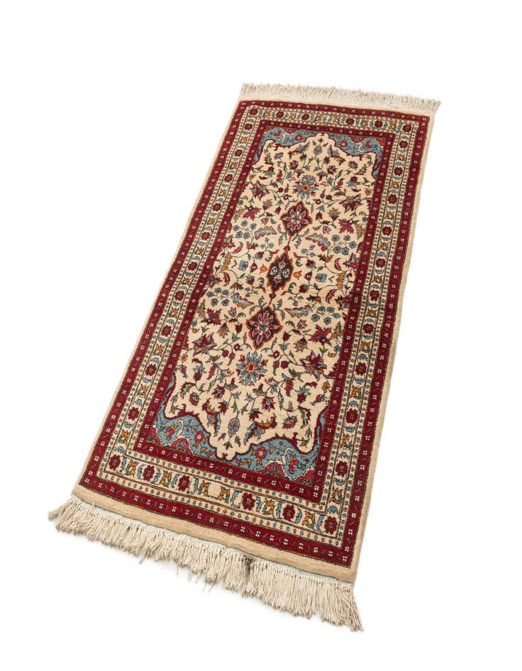 Detail image of 3' 2 x 5' 6 Hand Knotted Lahour Wool Rug