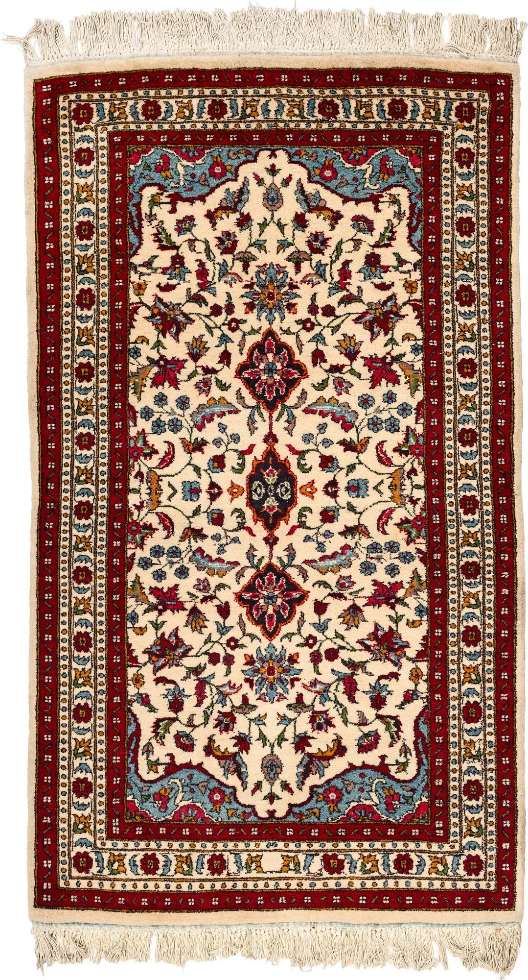 3' 2 x 5' 6 Hand Knotted Lahour Wool Rug