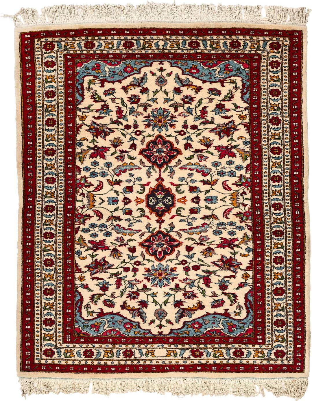 3' 2 x 5' 6 Hand Knotted Lahour Wool Rug