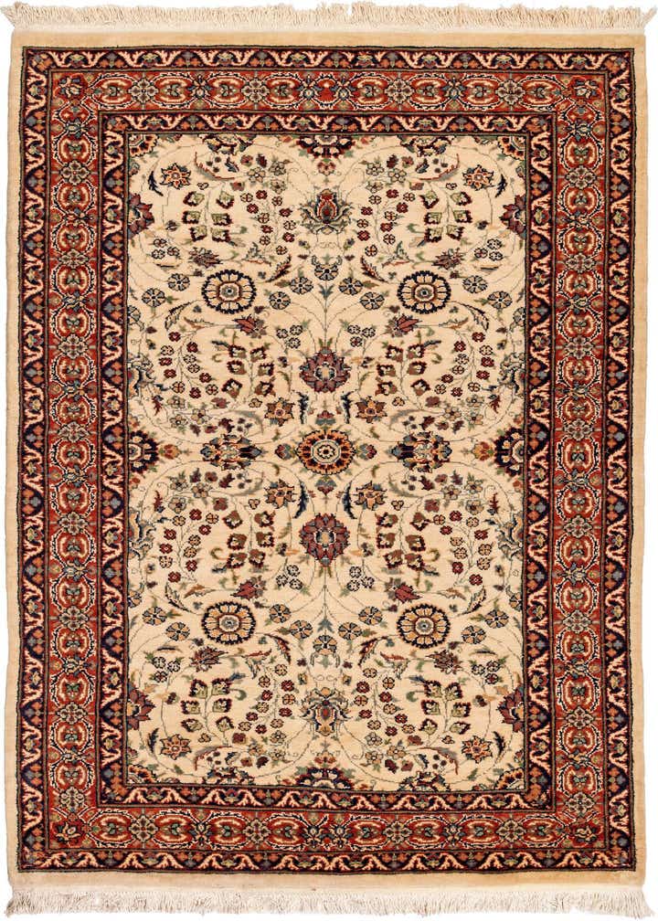 4' 1 x 6' 8 Hand Knotted Lahour Wool Rug