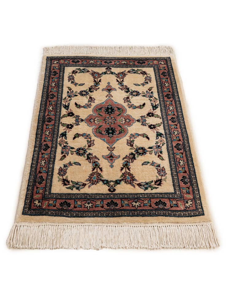 Detail image of 2' 1 x 3' 2 Hand Knotted Lahour Oriental Wool Rug