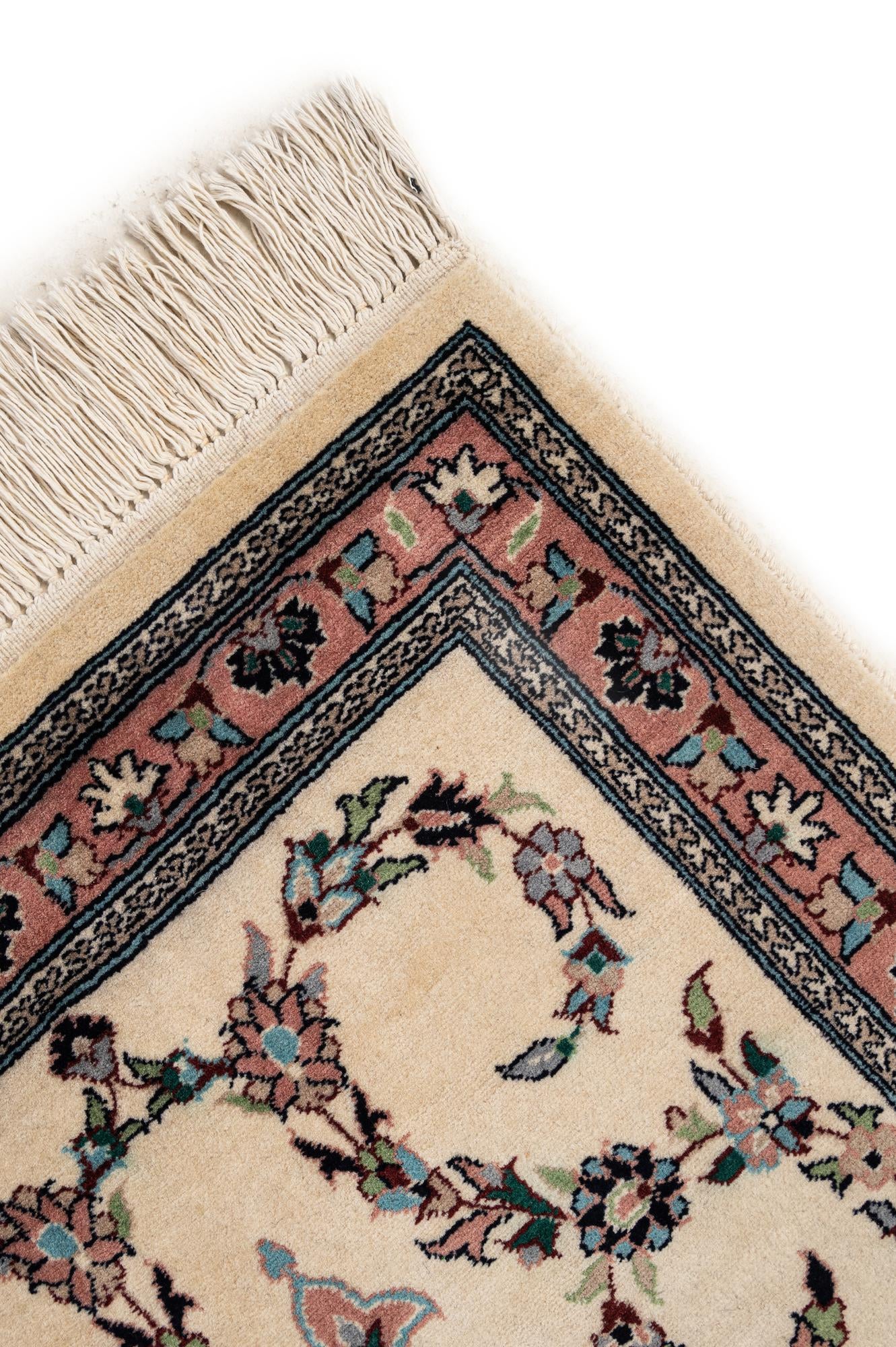65cm x 95cm anudado a mano Lahour Alfombra Oriental Lana