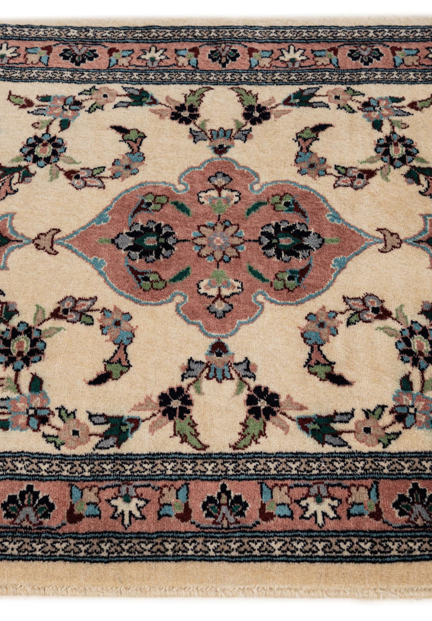 65cm x 95cm anudado a mano Lahour Alfombra Oriental Lana