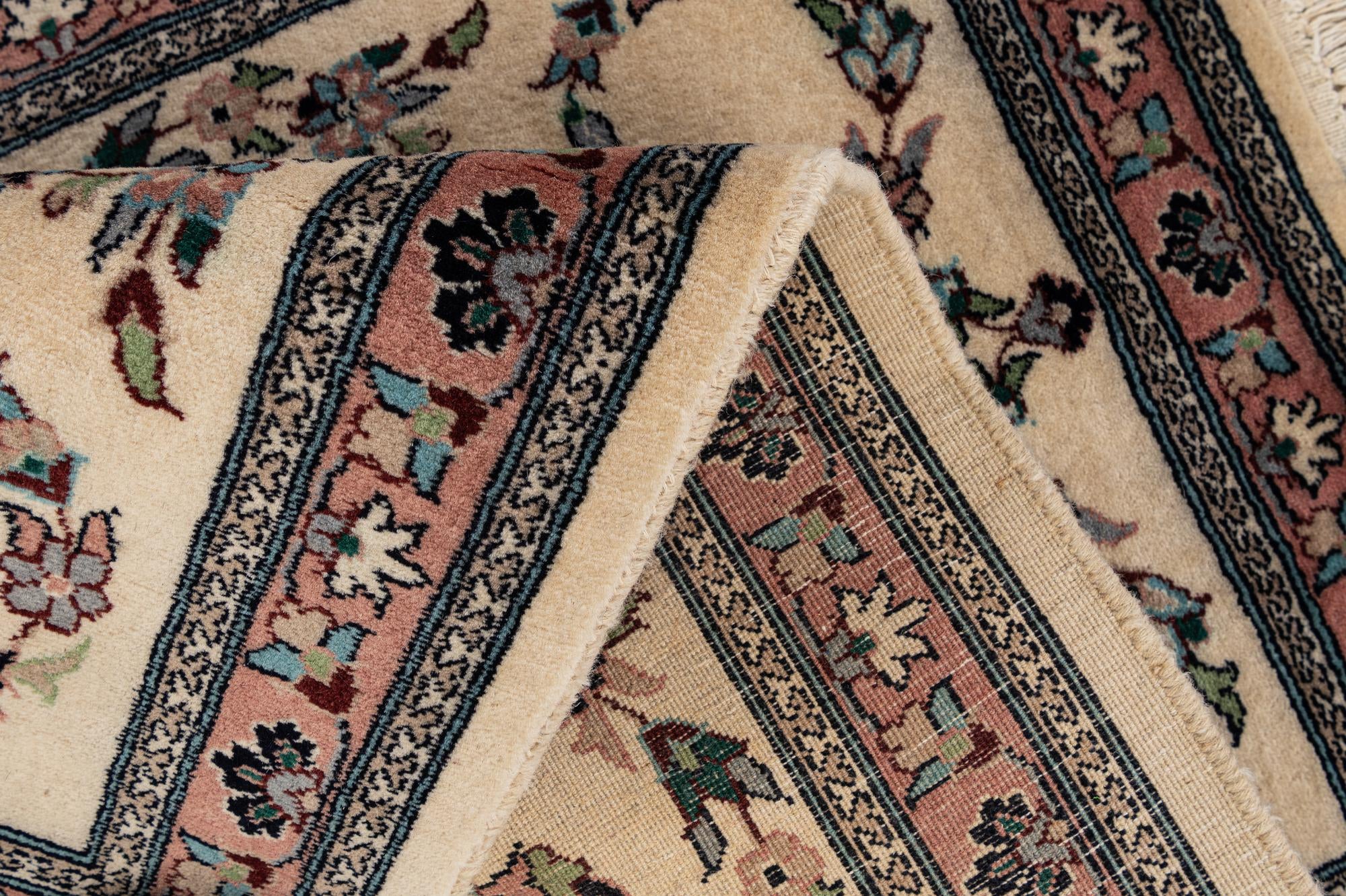 65cm x 95cm anudado a mano Lahour Alfombra Oriental Lana