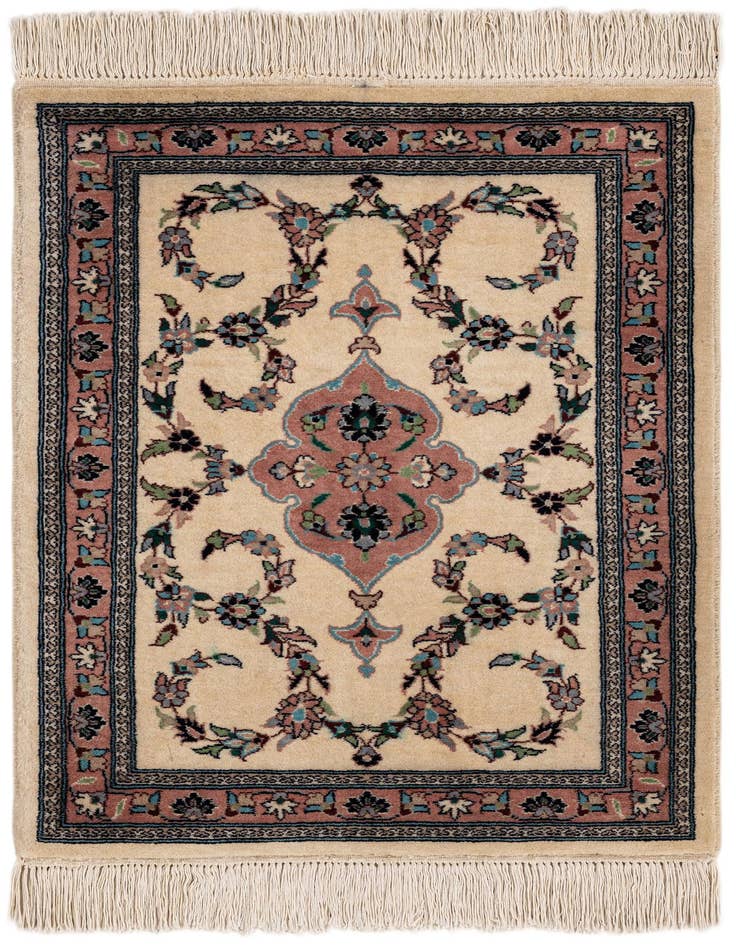 Detail image of 2' 1 x 3' 2 Hand Knotted Lahour Oriental Wool Rug