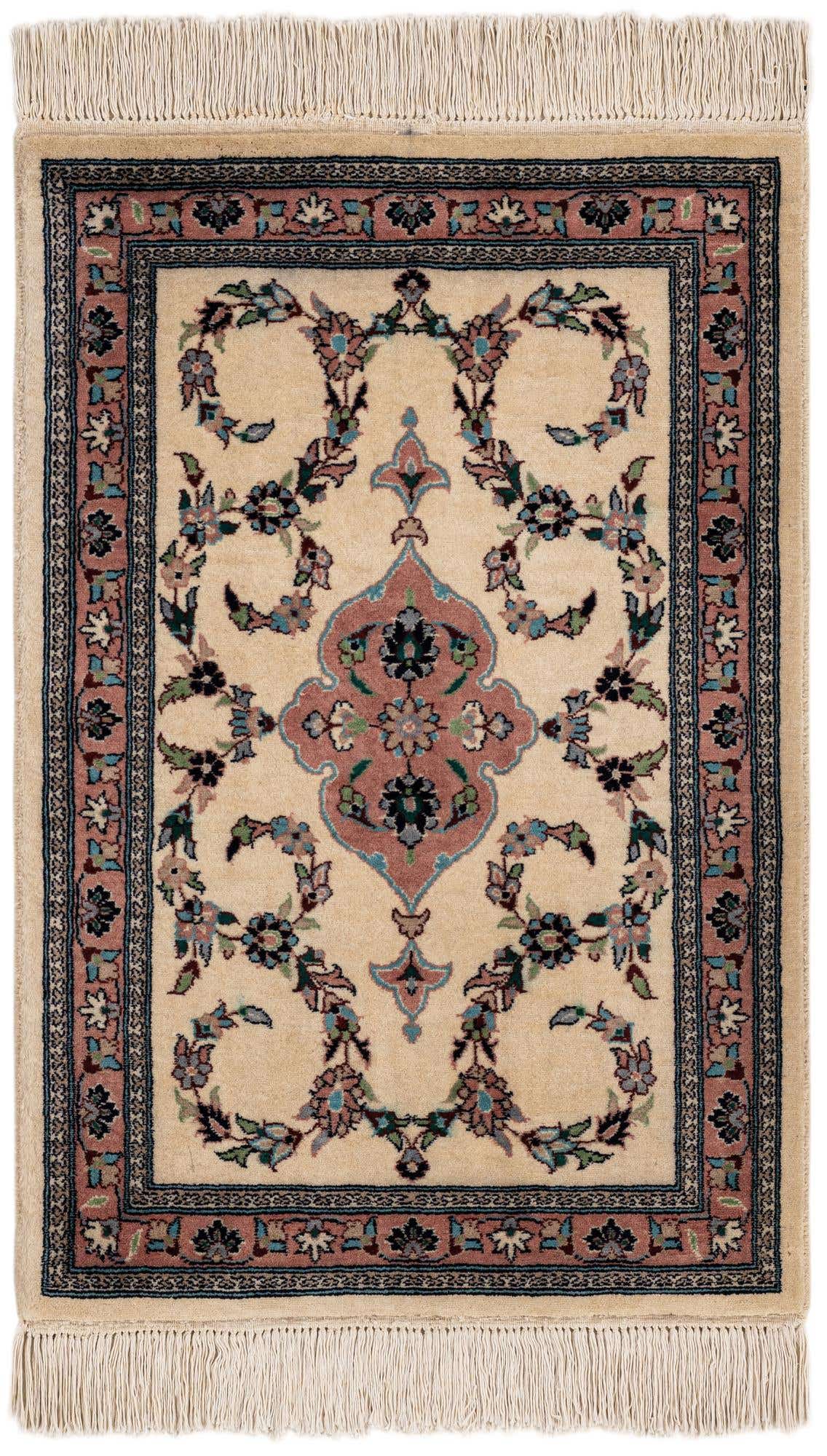 2' 1 x 3' 2 Hand Knotted Lahour Oriental Wool Rug
