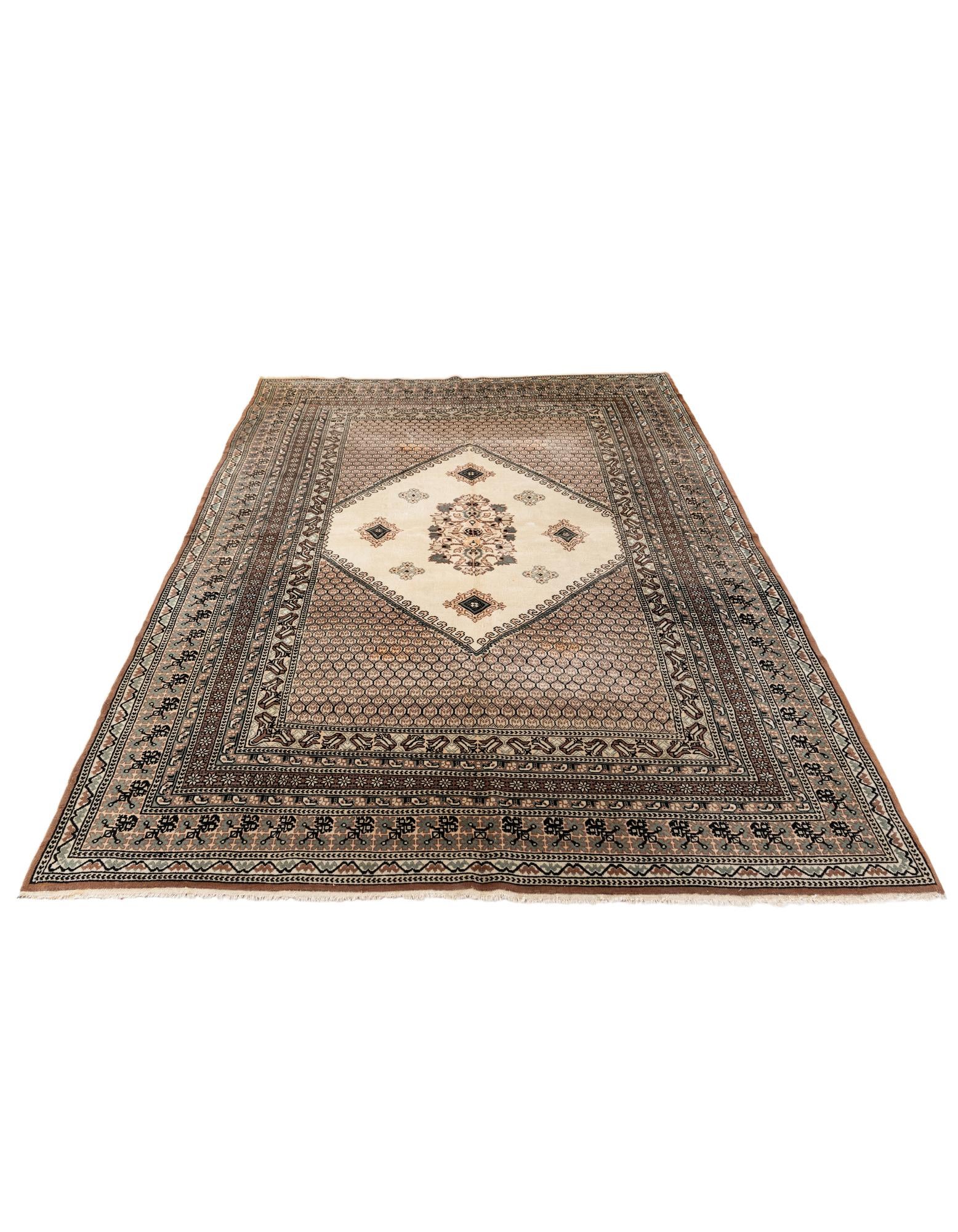 170cm x 240cm anudado a mano Lahour Alfombra Oriental Lana